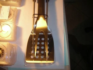 GRILL SET BBQ TOOLS 3PC SET HEAVY-DUTY STAINLESS STEEL SET BRAND NEW! - Picture 1 of 6