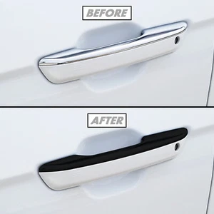 Superposición de apagón de eliminación de cromo para Jeep Grand Cherokee 2022+ moldura de manija de puerta - Imagen 1 de 5