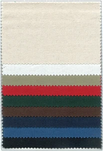 Tela tessuto anatra 7 oz 58/60" larga 100% cotone - da cortile - Foto 1 di 1
