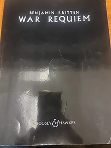 War Requiem, Op. 66 (1961-62) Vocal Score Vocal Score by Benjamin Britten - Picture 1 of 3