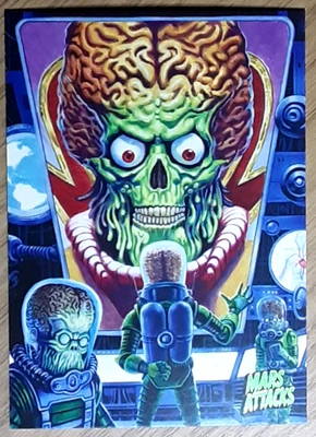 2013 TMars Attacks! Invasion Card 51 A DIRE WARNING. - Image 1 of 3