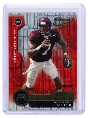 2001 Quantum Leaf Michael Vick Infinity Red RC 13/35 - Image 1 of 2