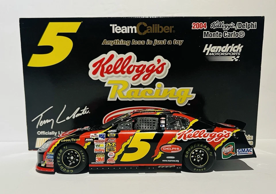 Team Caliber #5 Kellogg's/Delphi 2004 Monte Carlo  Terry Labonte 1:24 Scale - Image 1 of 4