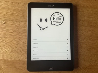 Ebook Reader Tolino Epos 7,8“ neuwertig. Mit passender Filstasche in Violett - Bild 1 von 4