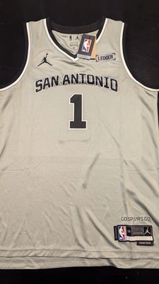 Victor Wembanyama San Antonio Spurs City Edition Gray Jersey  - Image 1 of 3