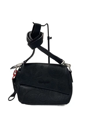 Bolso de hombro Desigual negro liso 24WAXP36 Foto 1 de 4