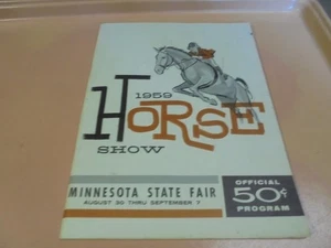 Vintage 1959 Minnesota State Fair Horse Show Program - Picture 1 of 8