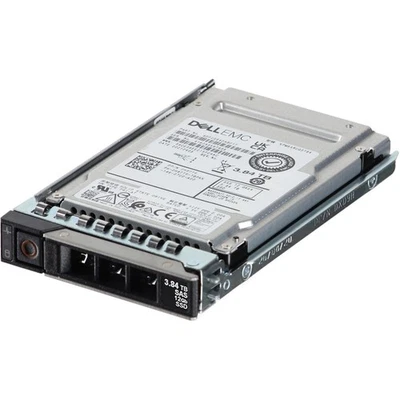 Dell 3.84TB 12/24Gbps SAS RI TLC 2.5 SSD KPM6XRUG3T84 (ME) CPO (H9TT5) -R - Image 1 of 4