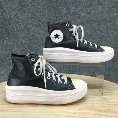 Converse Shoes Womens 8 Chuck Taylor All Star Move Hi-Top Sneakers Black 5722780 - Image 1 of 4