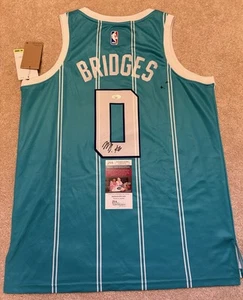 Miles Bridges Signed Autographed Charlotte Hornets Jersey JSA COA Auto L - Picture 1 of 4