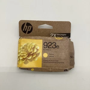 Genuine HP 923e EvoMore Yellow Ink Cartridge 4K0T6LN EXP 1/26 - Picture 1 of 2