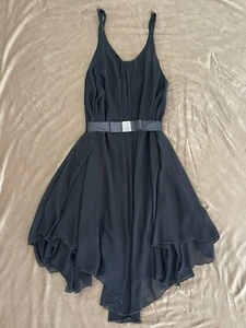 Nataly Women Elegant & Comfortable Black Dress w/Belt, New, Never Worn, Size S - Picture 1 of 7