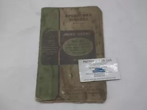 Operator's Manual for John Deere 51 Power Mower for Model M Tractors - Picture 1 of 3