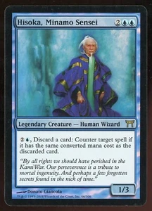 2004 MTG Magic the Gathering Champions of Kamigawa #066 Hisoka Minamo... Foil NM - Bild 1 von 2