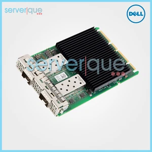 61X09 Dell Intel E810-XXVDA2 25Gbps PCI-e SFP28 Dual Port Network Adapter 061X09 - Afbeelding 1 van 3