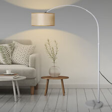 Modern LED Floor Lamp Reading Light Standing Height Adjustable Marble Base