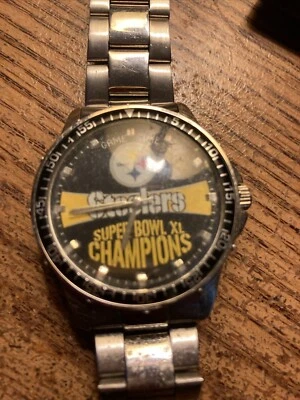 Reloj Pittsburg Steelerers Superbowl Champions XL vintage para hombre Foto 1 de 3