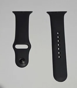 Unused Original BLACK Apple Watch Sport Band 46mm SMALL S/M MXM23AM/A in Bulk Pk - Photo 1 sur 12