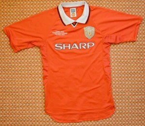 1999 Manchester United Cup, Maglia Calcio Home di Score Draw, Adulto Medium - Foto 1 di 6