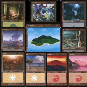 RETRO FOIL Lands - Dominaria Remasterizado RETRO LÁMINA DMR Individuales Magic The Gathering EDH Isla - Imagen 1 de 11