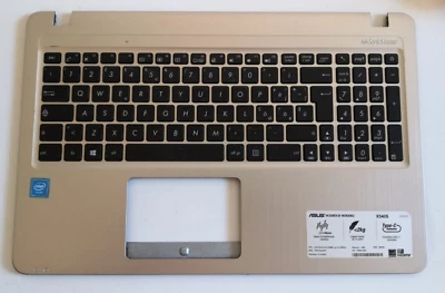 Touchpad Italienische Tastatur für ASUS F540Y - F540YA Hülle Palmrest Gold - Bild 1 von 2