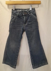 Gymboree Carpenter Jeans Blue Size 4 Slim With Adjustable Waist - Picture 1 of 8