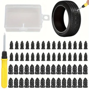 60PCS tire repair rubber nail spiral tire plug kit for quick tire repair kit - Picture 1 of 8