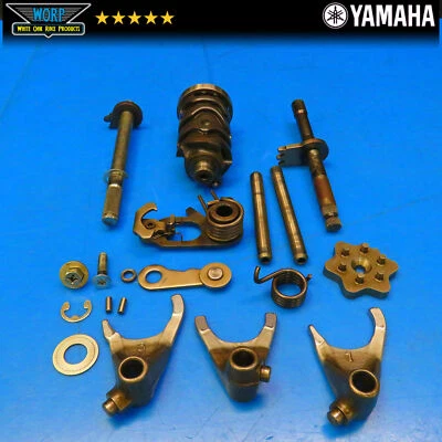 Yamaha XT600 1989 transmisión cambio de marcha horquillas eje de cambio leva palanca de cambios de tambor Foto 1 de 4