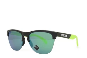 Oakley Sunglasses Frogskins Lite 9374-2963 Matte Black Bright Green Prizm Jade - Picture 1 of 5
