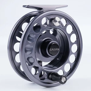 Galvan Rush Light R6 Fly Reel  - Gunmetal - Free Fly Line - Free Fast Shipping - Picture 1 of 8