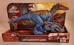 Jurassic World Dino Escape Mega Destroyers Carcharodontosaurus Blue Figure - Picture 1 of 4