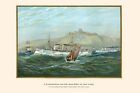 Protected Cruisers Princess Wilhelm and Irene at Dover by G. Arnold - Art Print