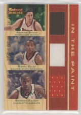 2007 Trademark Moves Triple Relics Red In the Paint /50 Andrew Bogut Monta Ellis