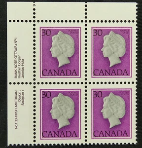 *Kengo* Canada stamp #791 INSCRIPTION PLATE BLOCK MNH @381 - Foto 1 di 2
