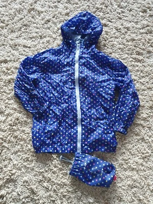Mädchen Regenmantel in einer Tasche 7-8 Jahre sehr guter Zustand REF F10  - Bild 1 von 4