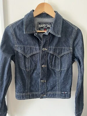 Chaqueta vaquera HARD TAIL azul denim con cierre de botones para mujer talla pequeña, EE. UU. Foto 1 de 4