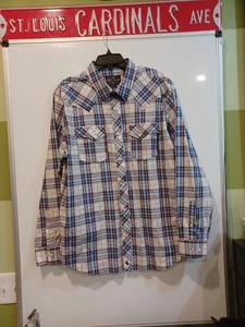 NNT XL Cody James Rd/Wt/Blu Patriotic Long Slv Cowboy Shirt - Bild 1 von 17