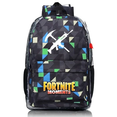 Student School Backpack Book Bag Teenagers Kids Fort Night Luminous Schoolbag