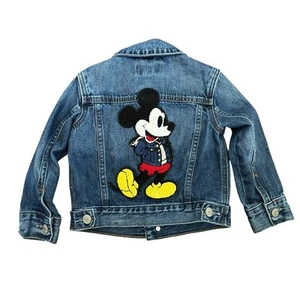Baby Gap X Disney Mickey Mouse Toddler Denim Jacket Size 2 years - Picture 1 of 7