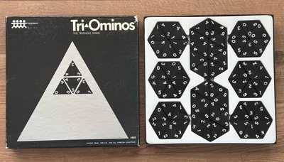 Vintage Pressman Tri-Ominos- The Triangle Game- Board Game/Dominoes Complete - Image 1 of 4