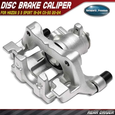 Rear Driver Side Brake Caliper w/ Bracket for Mazda 3 3 Sport 19-24 CX-30 20-24 - Image 1 of 4