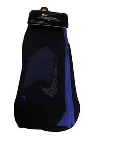 Nike Spark Compression Knee High RUNNING SOCKS Black Purple UK13-15 EU48.5-50.5 - Picture 1 of 8