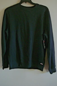 Sudadera para hombre Craftsman Crew negra talla mediana - Imagen 1 de 2