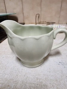 Vintage Grindley Petal Ware Utility Ware Milk Jug Green - Picture 1 of 5
