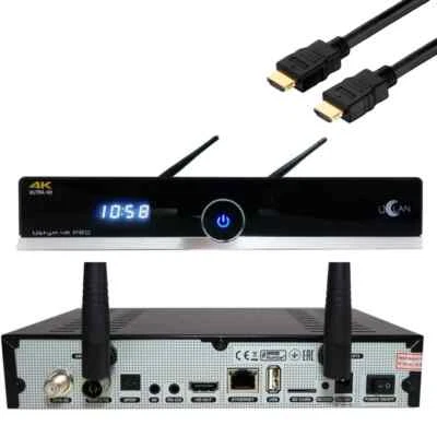 Uclan Ustym Twin Sat Receiver Linux Enigma2 OpenATV DVB-S2 Full HD HDMI PVR - Bild 1 von 4