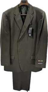 "Traje de oliva para hombre Bolzano Uomo Collection de 2 piezas de pecho individual talla 54R w50" - Imagen 1 de 8