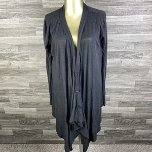 JOE'S Open Style Long Sleeve Gray Cardigan Knit Sweater Women's Size Small - Picture 1 of 12