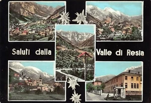 AL17-74C) SALUTI VALLE RESIA VEDUTE VIAGGIATA UDINE - Bild 1 von 2