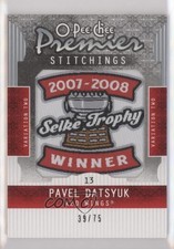 2008-09 O-Pee-Chee Premier Stitchings Variations /75 Pavel Datsyuk #PS-PD