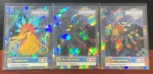 2000 Digimon Trading Card - Animated Series 2 CHAMPION DIGIMON #6, 11, 12 of 32